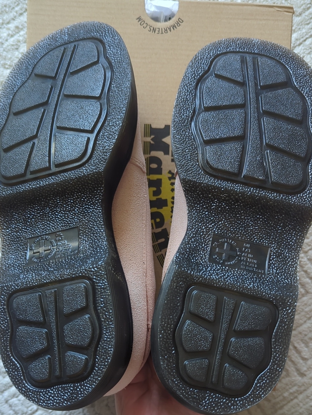 Doc Martens Buzz 5I Powder Pink Suede - Size 8 - Picture 7 of 7